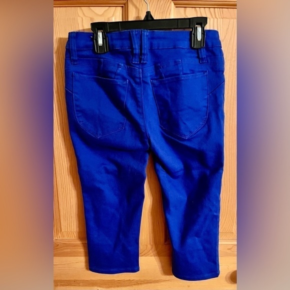 Hybrid & Co. Royal Blue Capris Pants Worn One Time Junior Size 1 - Picture 3 of 5